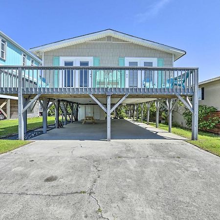 Oak Island Beach Abode With Deck Walk To Shore! Eksteriør bilde